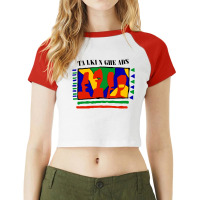 Ta Lki N Ghe Ads Raglan Crop Top | Artistshot