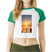 Animals Raglan Crop Top | Artistshot