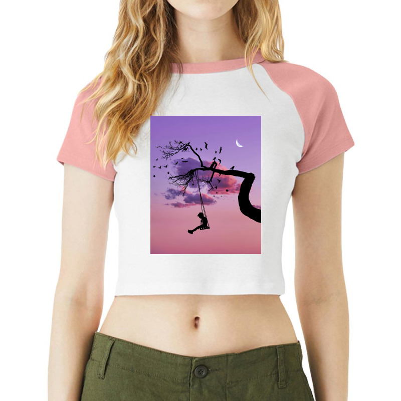 Swing Raglan Crop Top | Artistshot