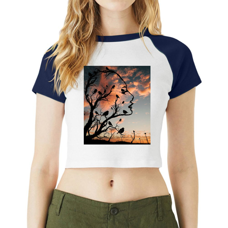 Bird's Nest Raglan Crop Top | Artistshot