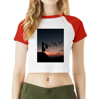 Free Birds Raglan Crop Top | Artistshot