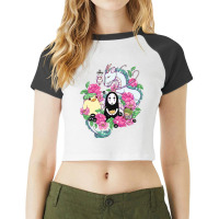 Studio Ghibli Raglan Crop Top | Artistshot