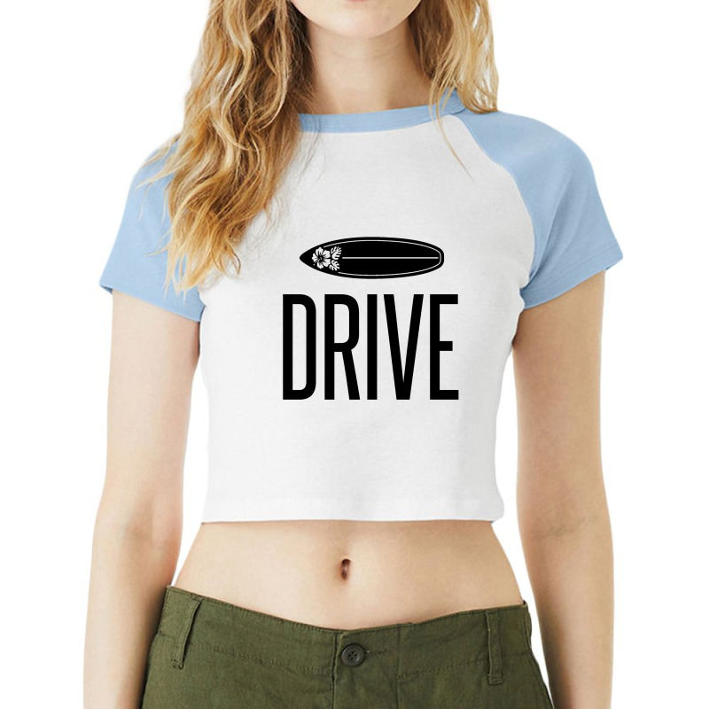 Drive Raglan Crop Top | Artistshot