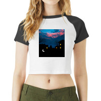 Moon Raglan Crop Top | Artistshot