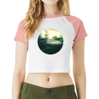 Paradise Raglan Crop Top | Artistshot