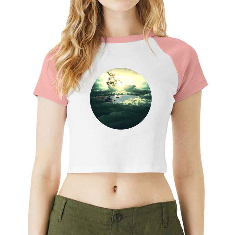 Paradise Raglan Crop Top by Mpart10 | Artistshot