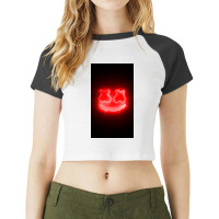 Marsmello2 Raglan Crop Top | Artistshot