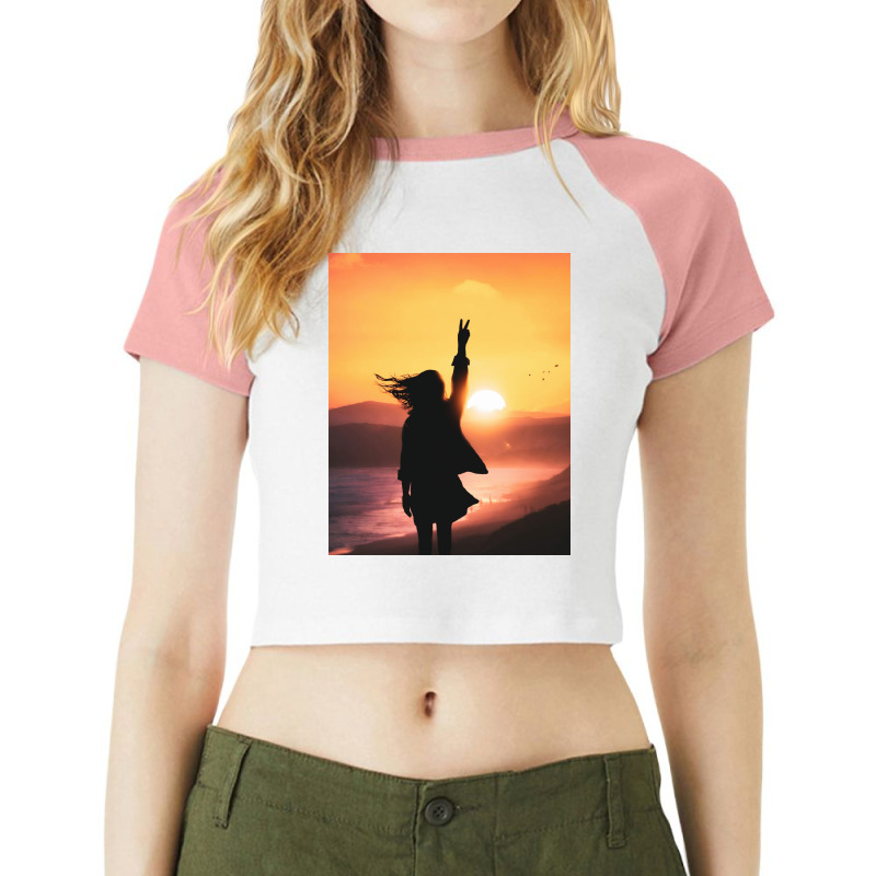 Freedom (2) Raglan Crop Top | Artistshot