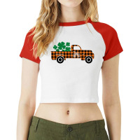 Lucky Truck Raglan Crop Top | Artistshot