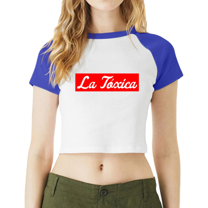 La Toxica Toxic Premium Raglan Crop Top by Romeo and Juliet | Artistshot