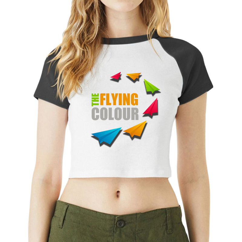 American color science-fiction Tv Series Raglan Crop Top | Artistshot