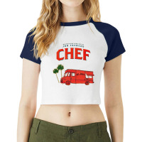 Chef Car Raglan Crop Top | Artistshot