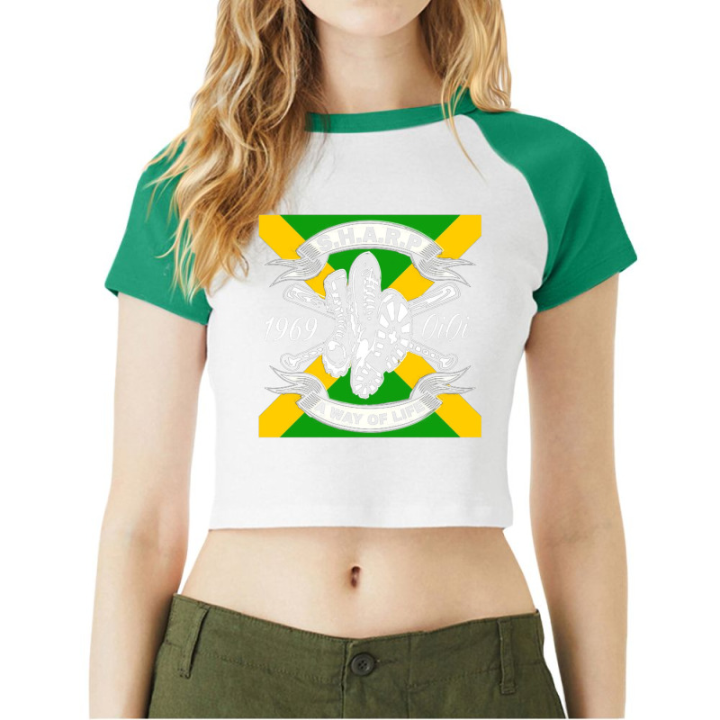 Skinhead A Way Of Life Raglan Crop Top by st12sucks | Artistshot