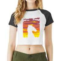 Escape From L.a. Raglan Crop Top | Artistshot