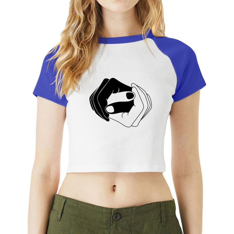 Together And Forever Raglan Crop Top | Artistshot