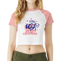 Usa Champion Concacaf Nations League 2021 Classic Raglan Crop Top | Artistshot