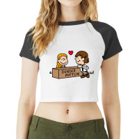 Office Love! Raglan Crop Top | Artistshot