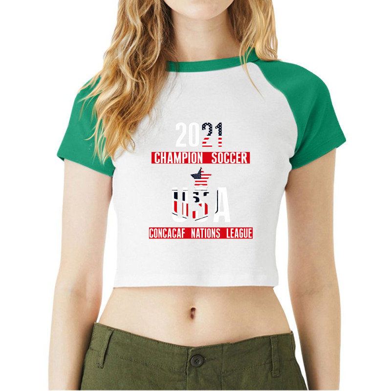 Champion Nations League 2021 Raglan Crop Top by Barbara Apparel | Artistshot