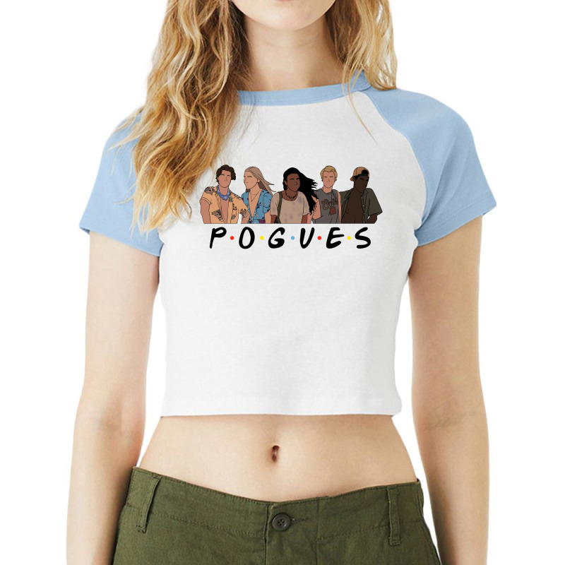 Outer Banks Pogues Raglan Crop Top by Cosby | Artistshot