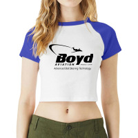 Boyd Aviation Raglan Crop Top | Artistshot