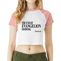 Neon Genesis Evangelion Raglan Crop Top | Artistshot