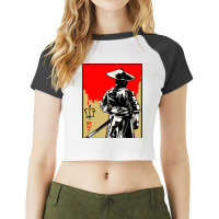 Samurai Costume Raglan Crop Top | Artistshot