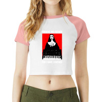 Sintetizador Vintage Synthesizer Raglan Crop Top | Artistshot