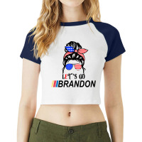 Let's Goo Brandon! Classic Raglan Crop Top | Artistshot