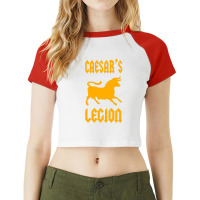 Caesars Legion Vintage Hoodie Raglan Crop Top | Artistshot