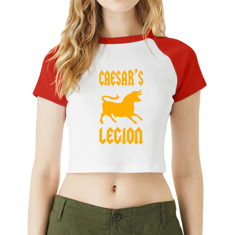 Caesars Legion Vintage Hoodie Raglan Crop Top by QuickPick09 | Artistshot