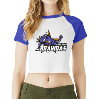 Lone Star Brahmas Raglan Crop Top | Artistshot