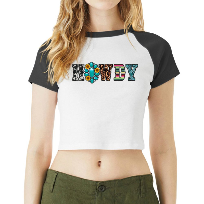 Howdy Raglan Crop Top | Artistshot