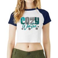 Cozy Winter Raglan Crop Top | Artistshot