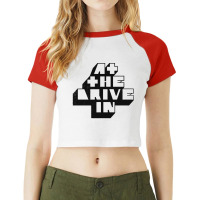 At The Drive In Sign Raglan Crop Top | Artistshot