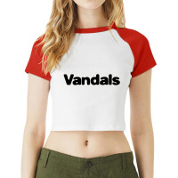 Best The Vandals Music Raglan Crop Top | Artistshot