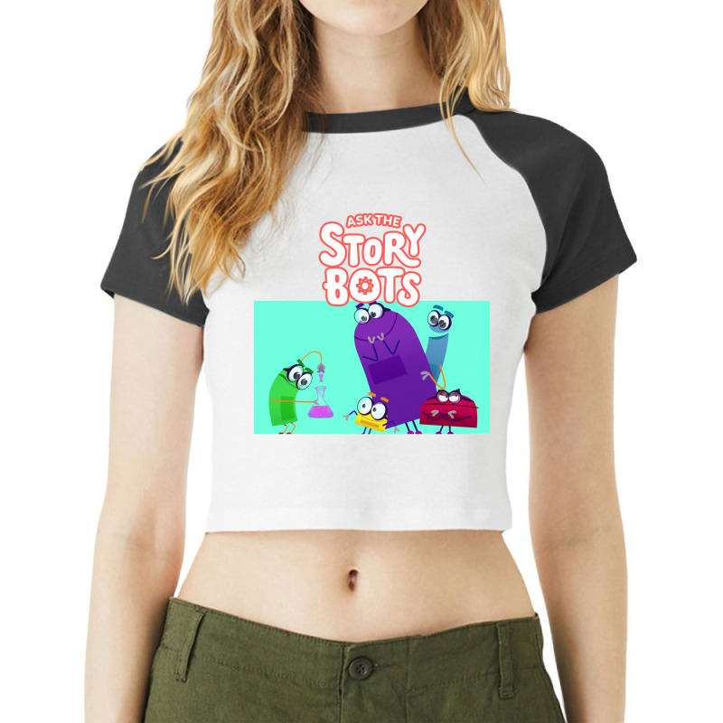 Ask The Storybots Raglan Crop Top by yaukhti | Artistshot