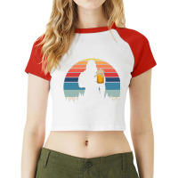 Beer Retro Raglan Crop Top | Artistshot