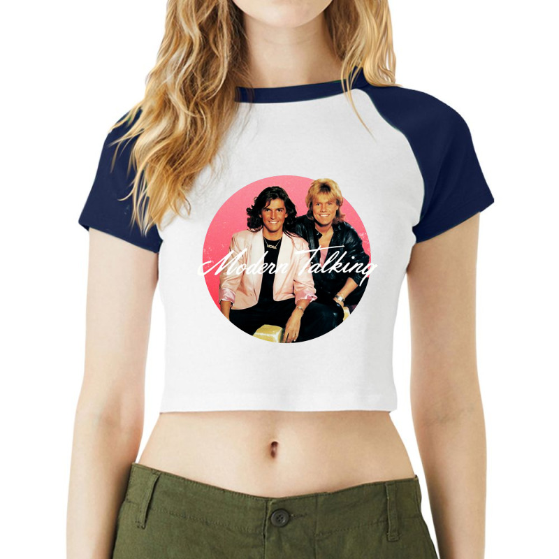 Modern Pop Raglan Crop Top by rastyrocl | Artistshot