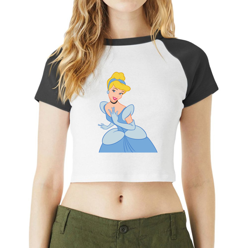 Beautiful Woman Raglan Crop Top by jammuter | Artistshot