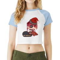 Houshou Marine Raglan Crop Top | Artistshot