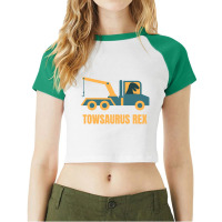 Truck Raglan Crop Top | Artistshot