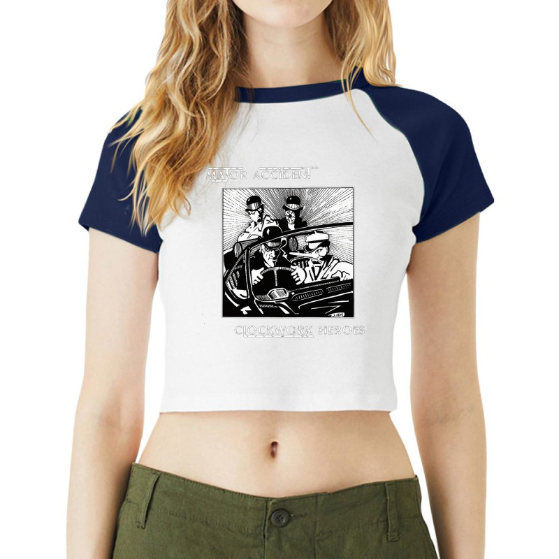 Major Accident Raglan Crop Top by barby | Artistshot