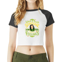 Empaths Feel Emotions Mantis Raglan Crop Top | Artistshot