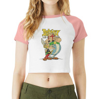 Asterix Le Gaulois, Asterix Raglan Crop Top | Artistshot