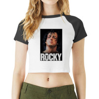 Mgm, Rocky, The Champ,s Raglan Crop Top | Artistshot