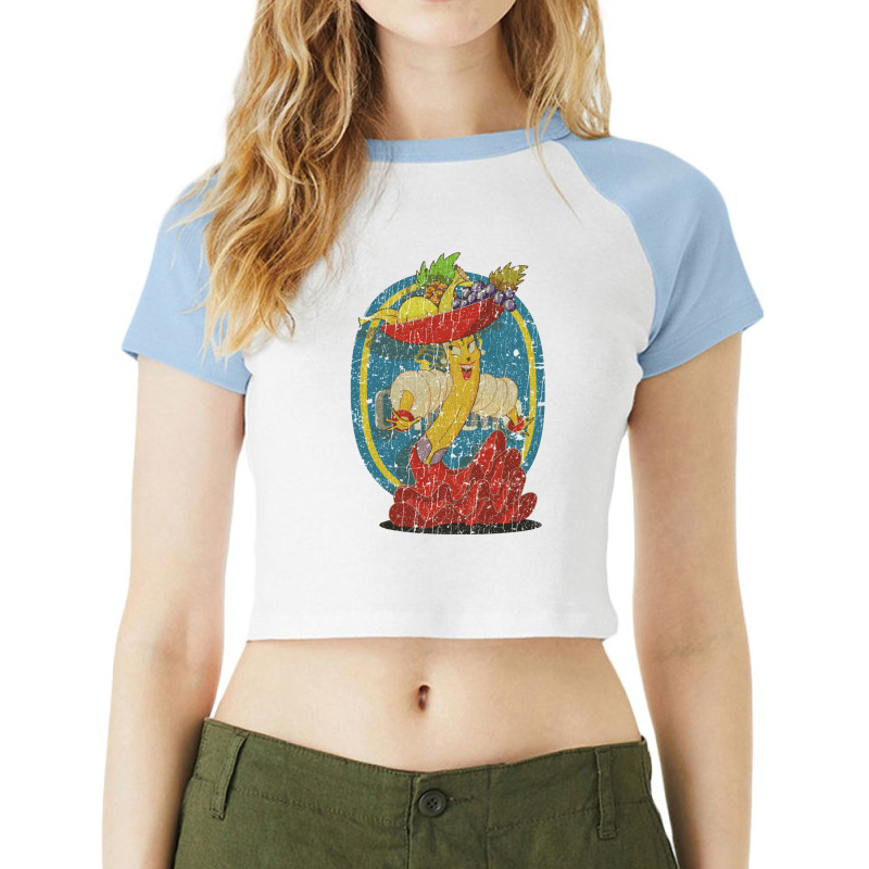 Madame Banana, Exotica Raglan Crop Top by apolitery | Artistshot