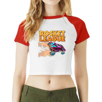 Rocket League Raglan Crop Top | Artistshot