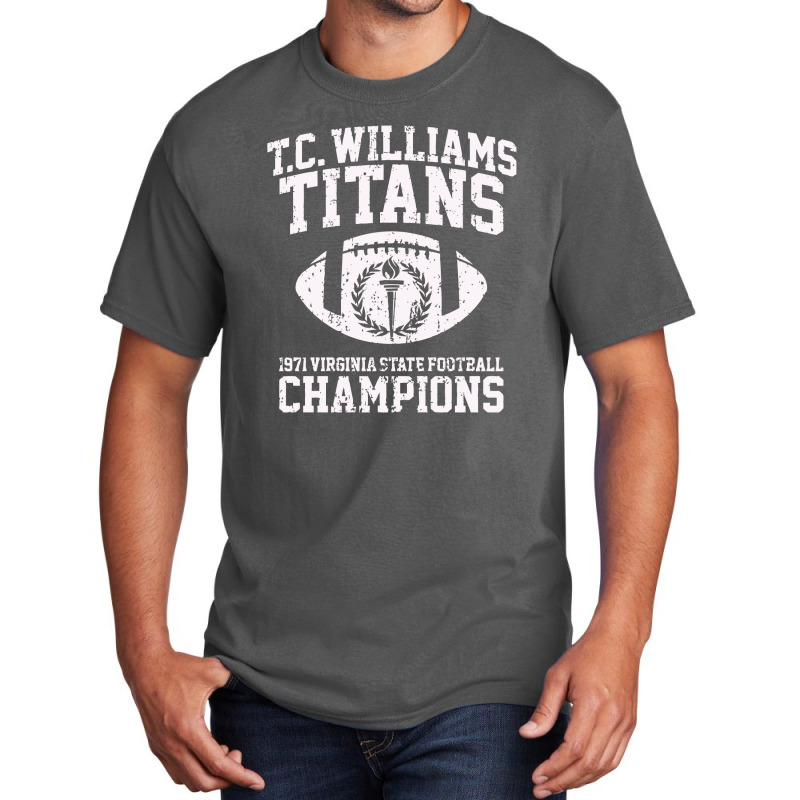 T.c. Williams Titans 1971 Football Champions Remember The Titans Basic T-shirt | Artistshot