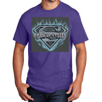 Man Of Steel Shield Basic T-shirt | Artistshot