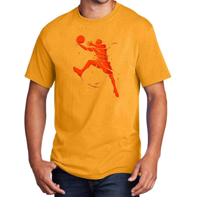 Basketball Player Splash Skill Basic T-shirt | Artistshot